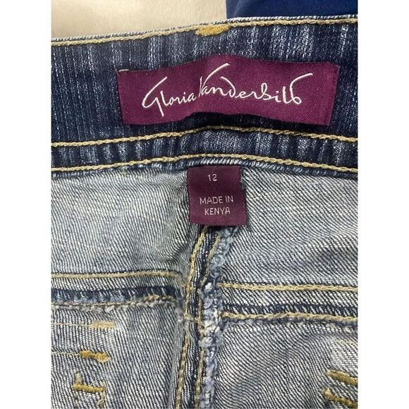 Gloria Vanderbilt Straight Leg Jeans Size 12 - Picture 5 of 6
